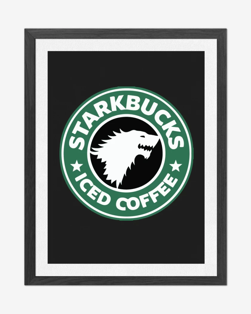 Cuadro decorativo starkbucks ice coffee