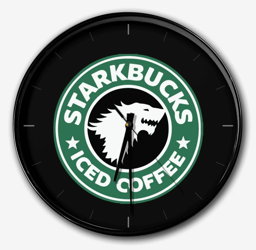 Reloj Negro de starkbucks ice coffee