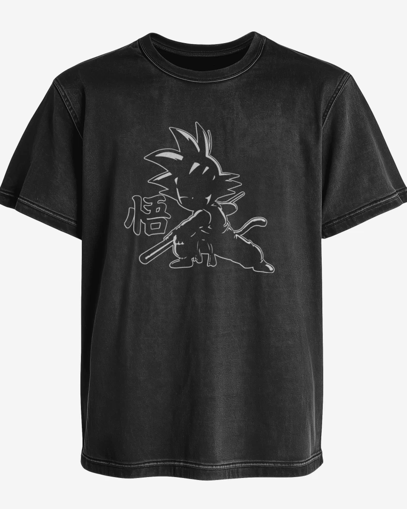 Polera desgastada El Goku Shiggoh