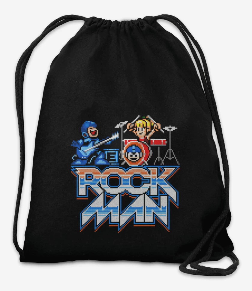 Mochila Negro de rock man!