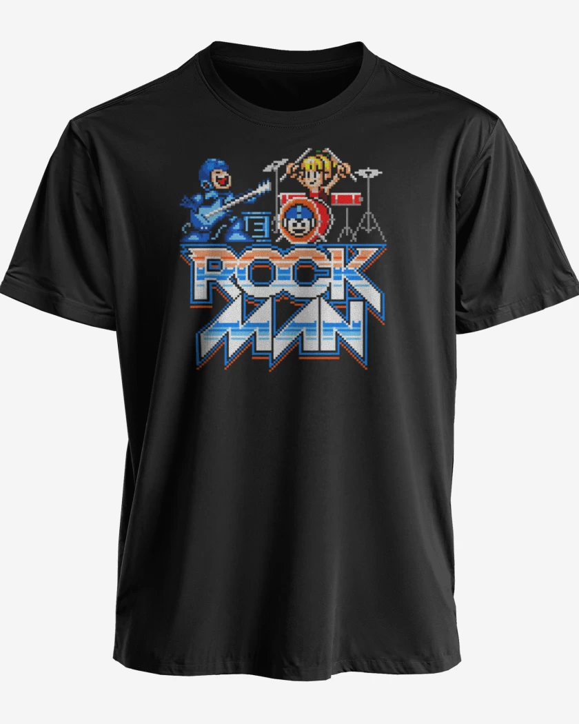 Polera premium Negro de rock man!