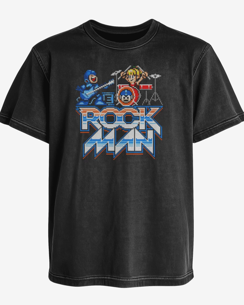 Polera desgastada rock man!