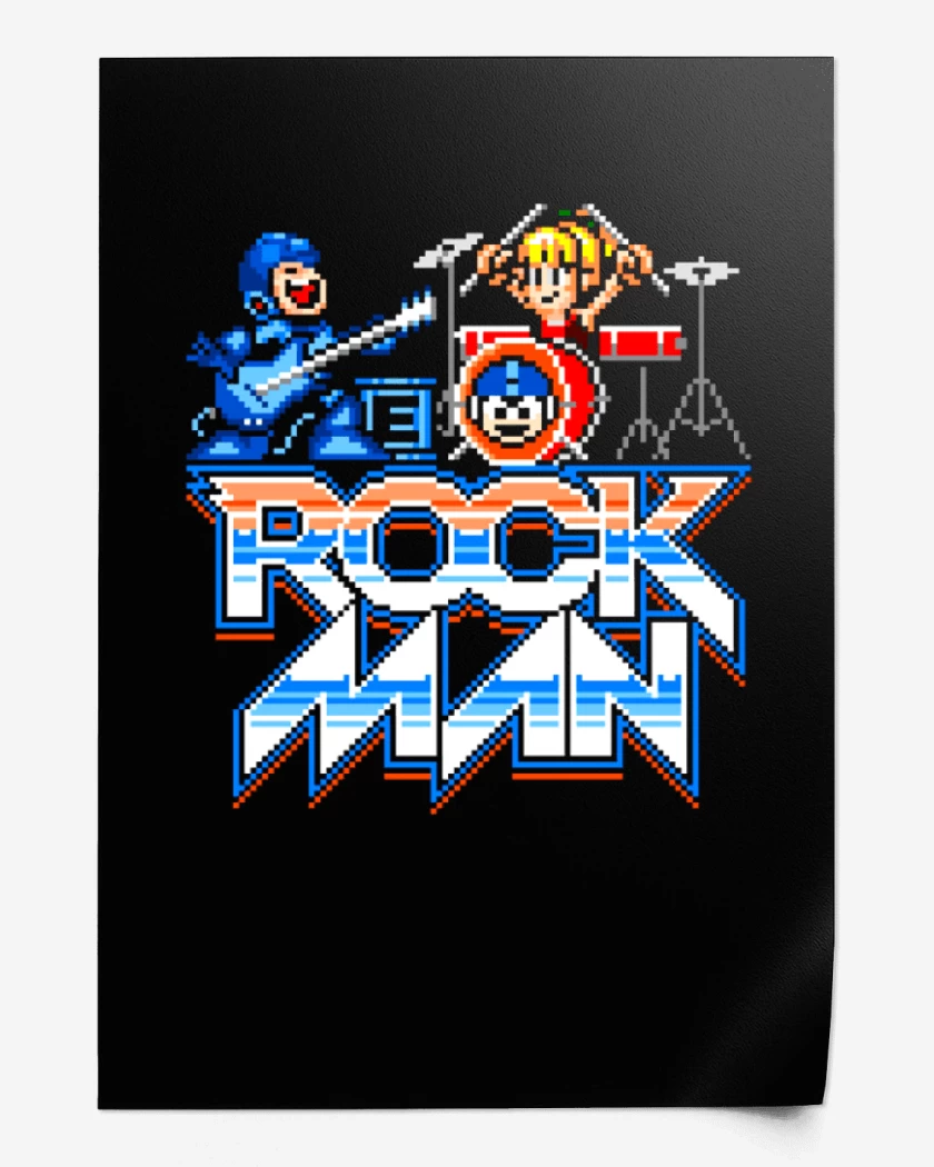 Print rock man!