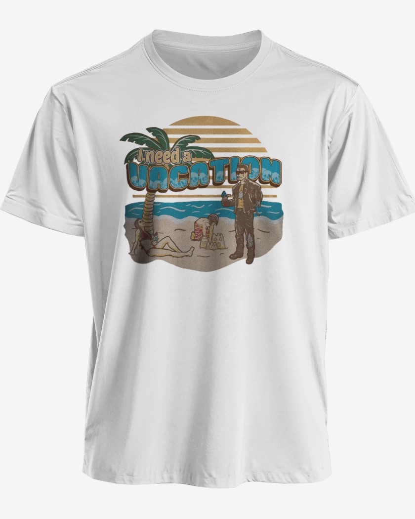 Polera Necesito Vacaciones 