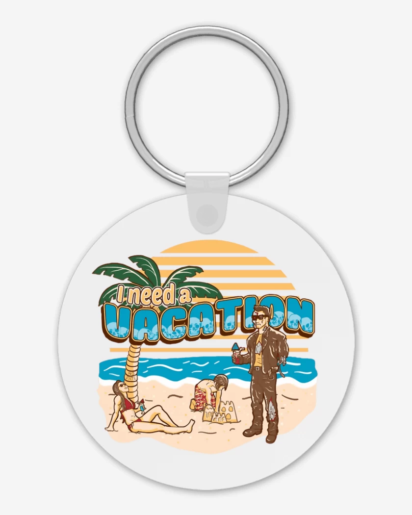 Llavero Necesito Vacaciones 