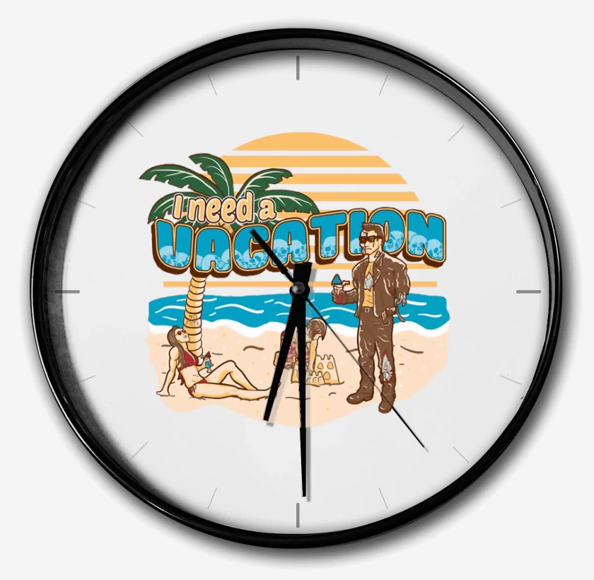 Reloj Necesito Vacaciones 
