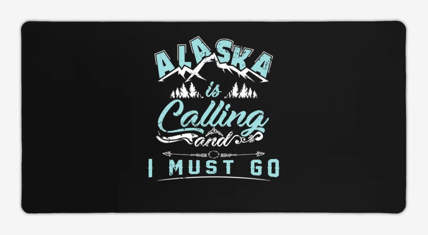 Mouse pad Gamer Negro de Alaska 
