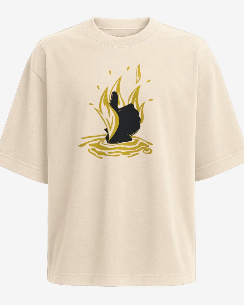 Polera Oversize Te ordeno que no te vayas 