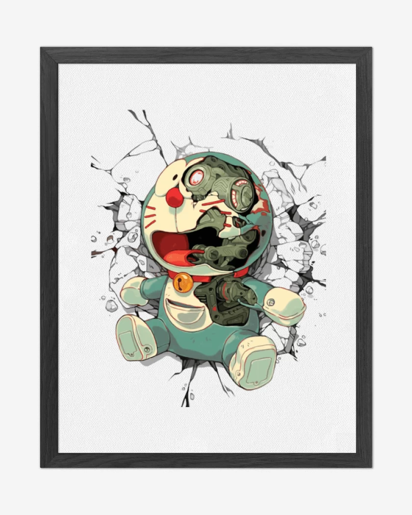 Cuadro decorativo Blanco de Cosmic Cat
