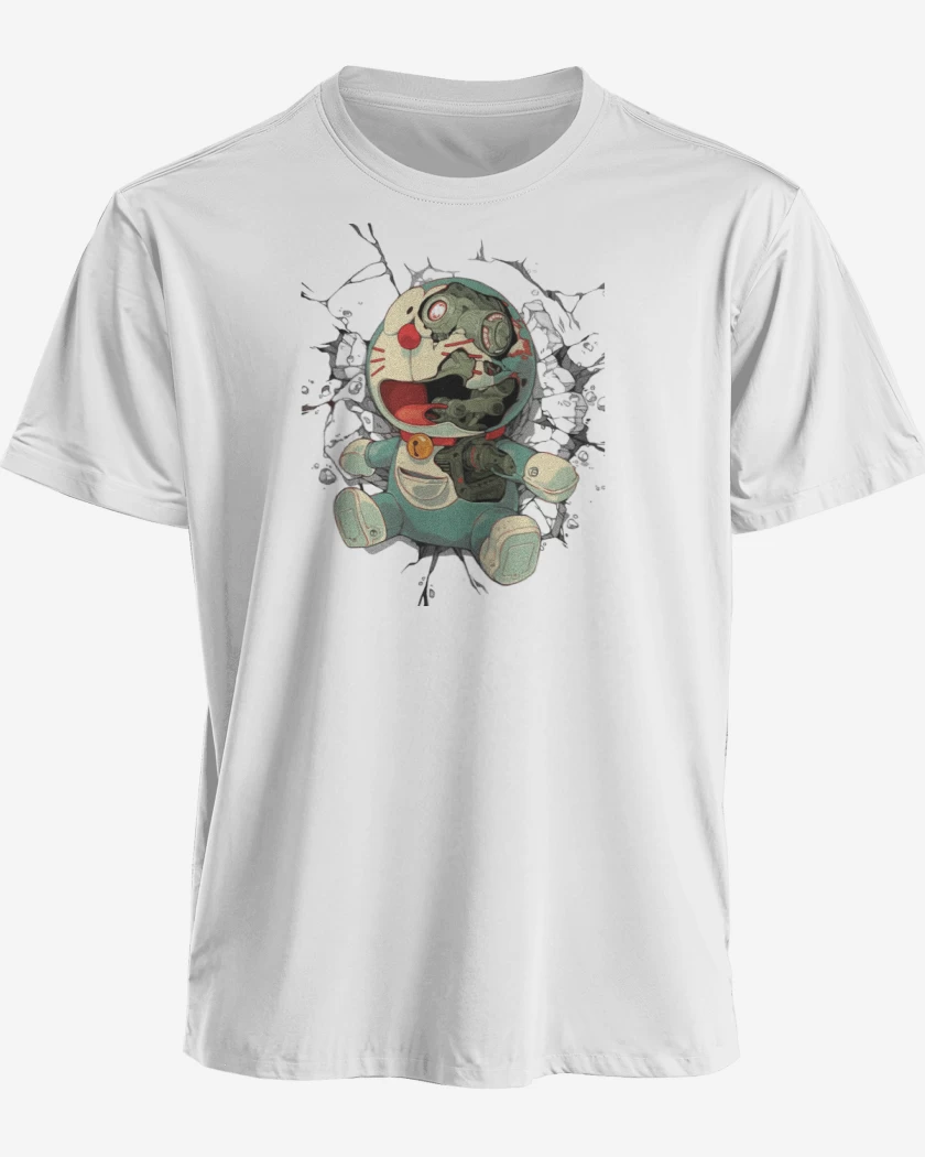 Polera premium Blanco de Cosmic Cat