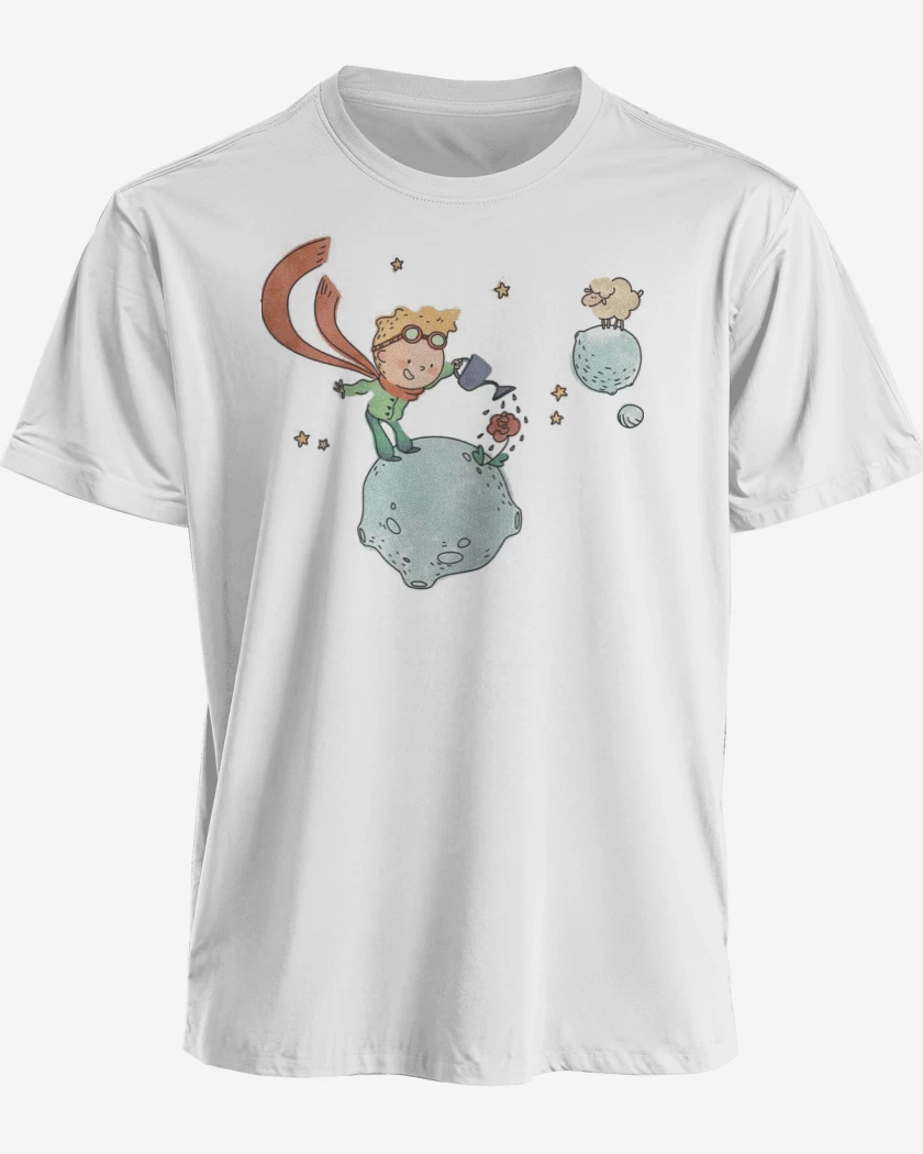 Polera premium Blanco de El principito agricultor
