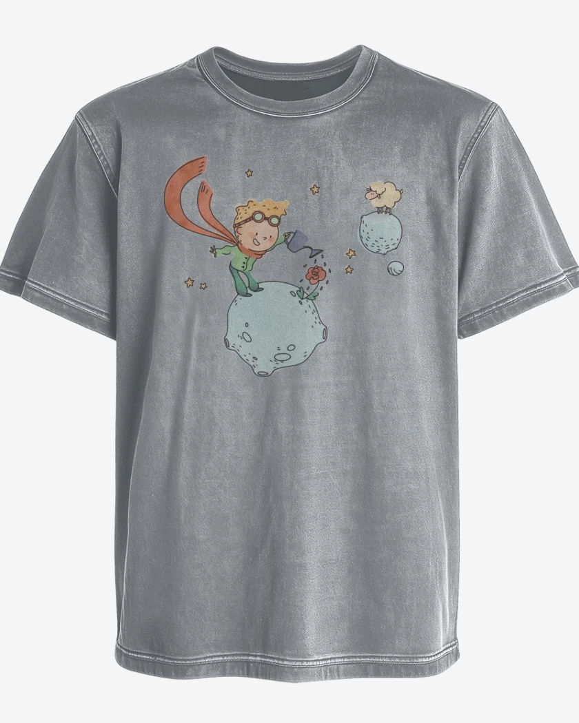 Polera desgastada El principito agricultor