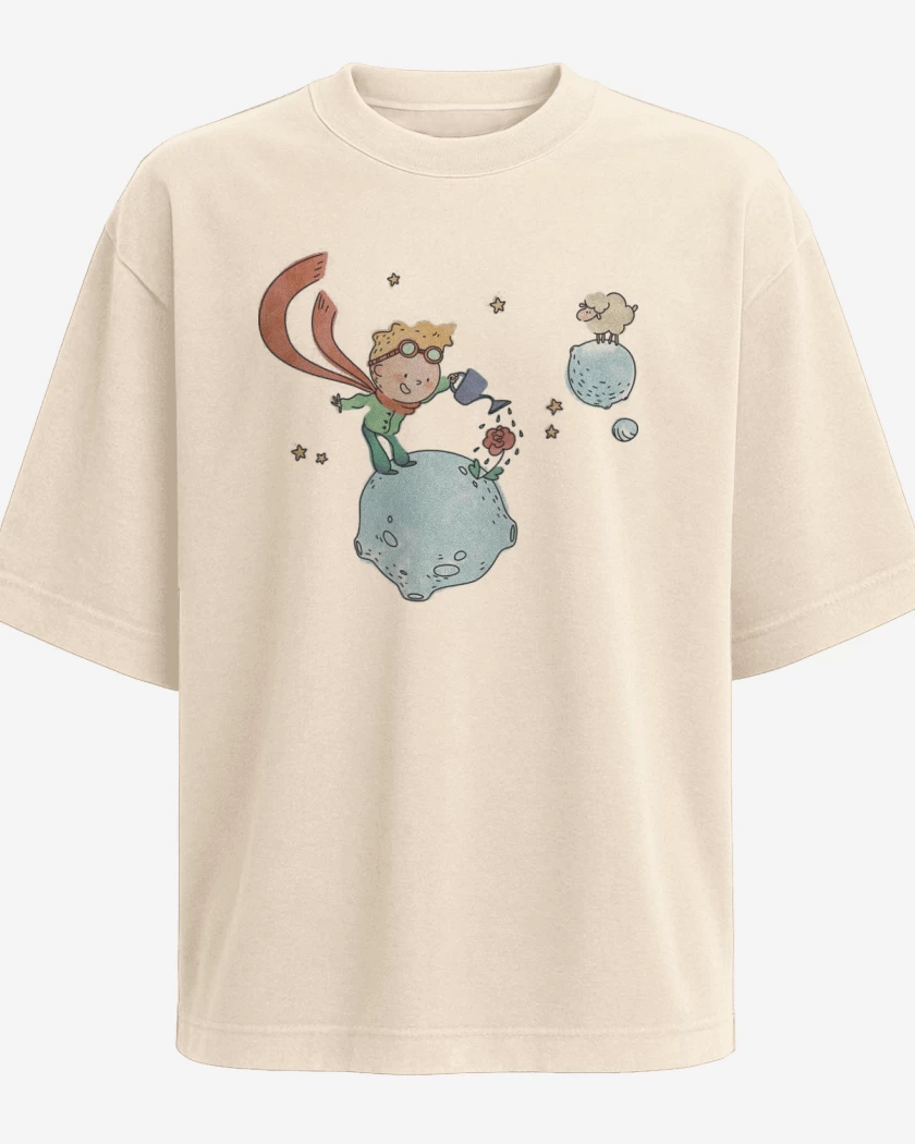 Polera Oversize Beige de El principito agricultor