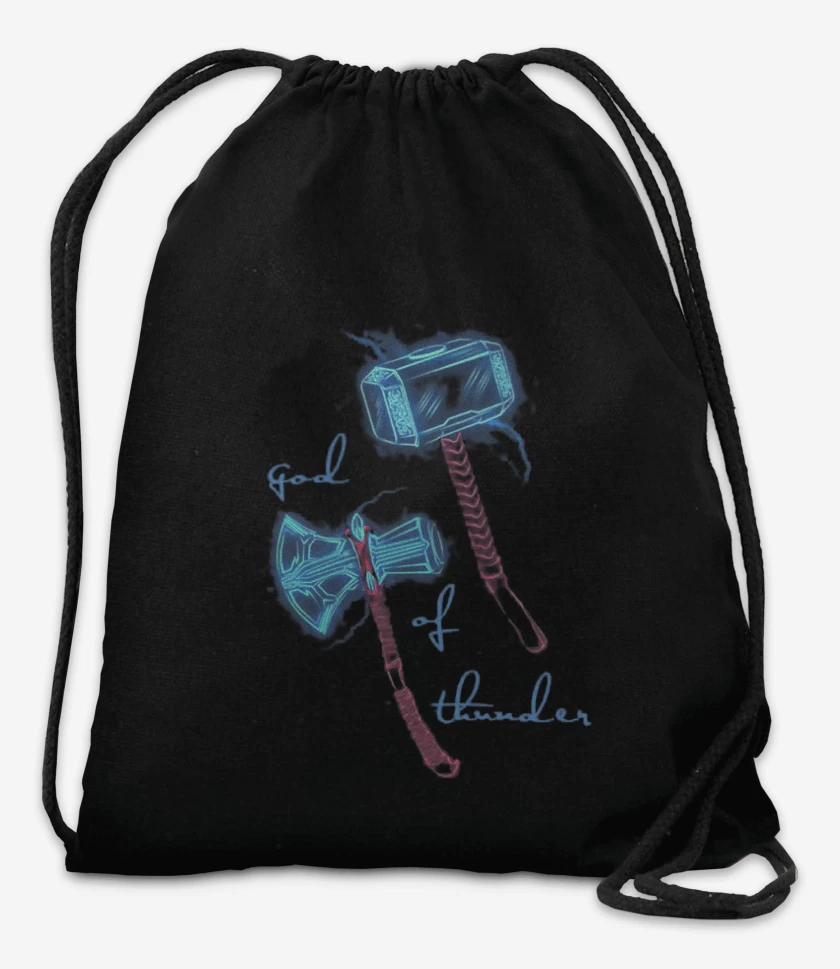 Mochila Negro de God of Thunder 