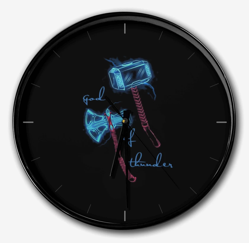 Reloj Negro de God of Thunder 
