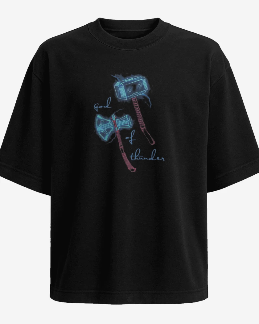 Polera Oversize God of Thunder 