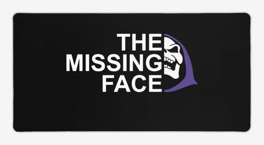 Mouse pad Gamer Negro de The Missing Face
