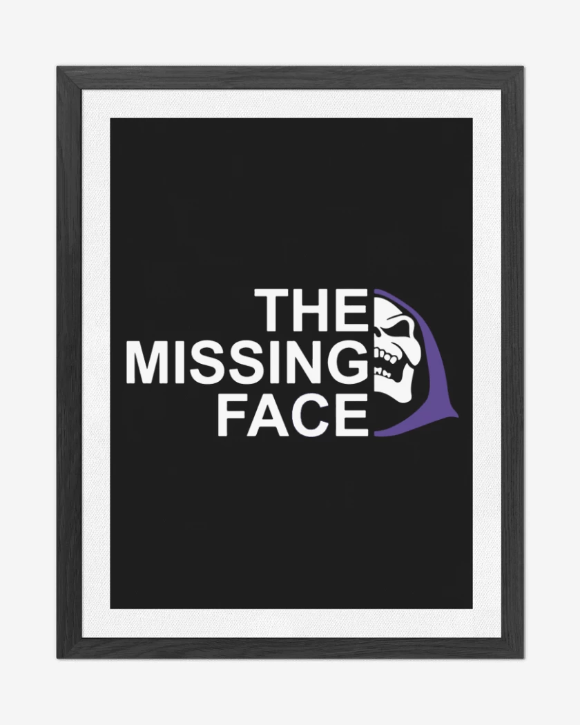 Cuadro decorativo Negro de The Missing Face