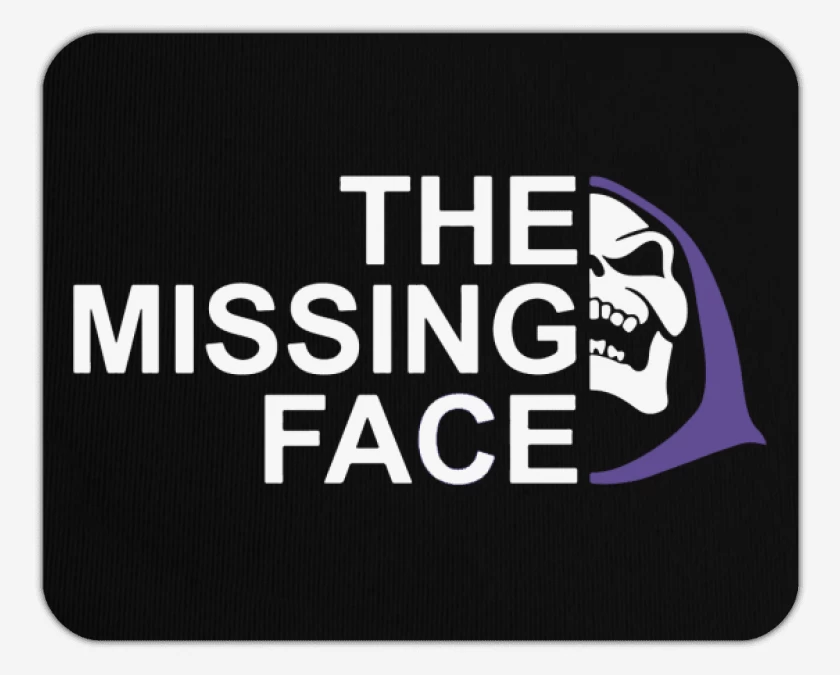 Mousepad Negro de The Missing Face