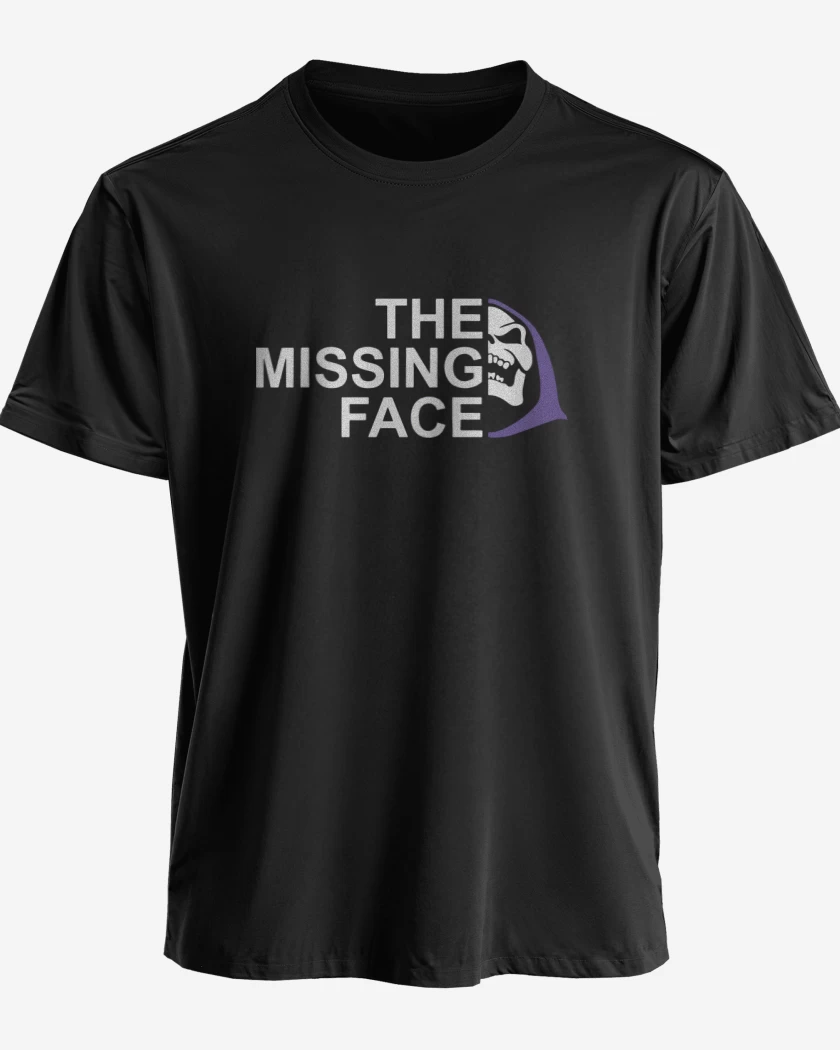 Polera premium Negro de The Missing Face