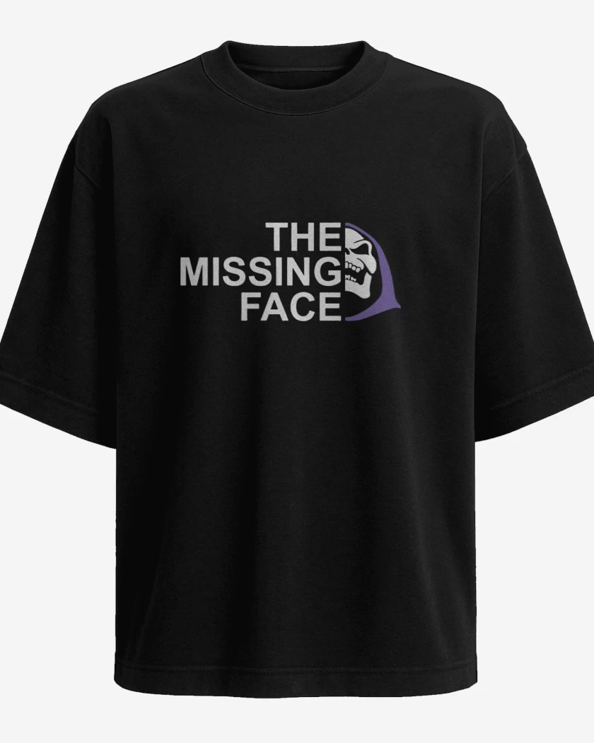 Polera Oversize Negro de The Missing Face