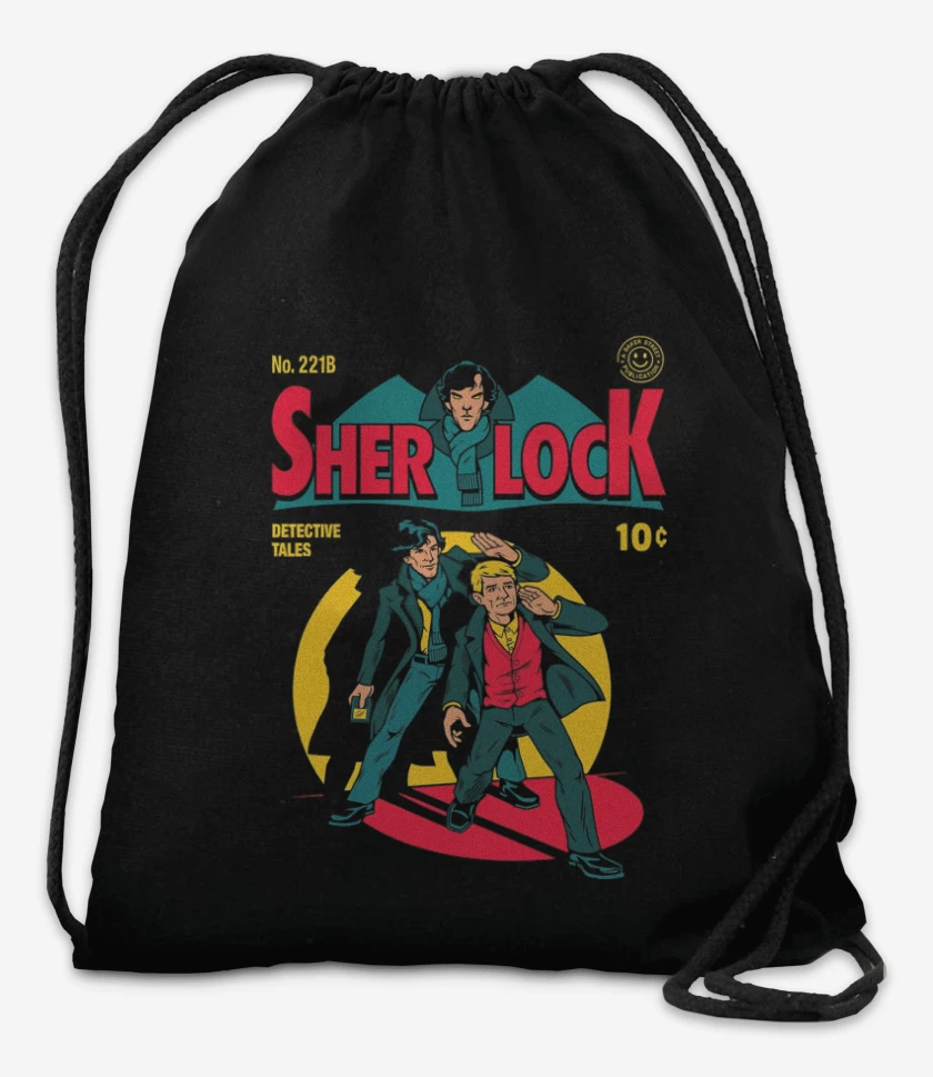Mochila Negro de Sherlock