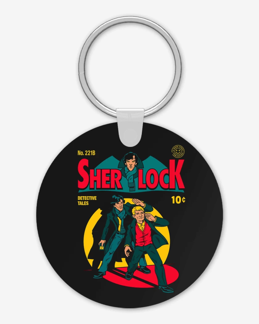 Llavero Negro de Sherlock