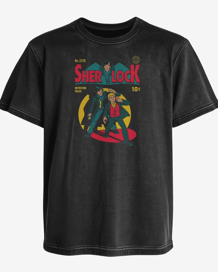 Polera desgastada Sherlock
