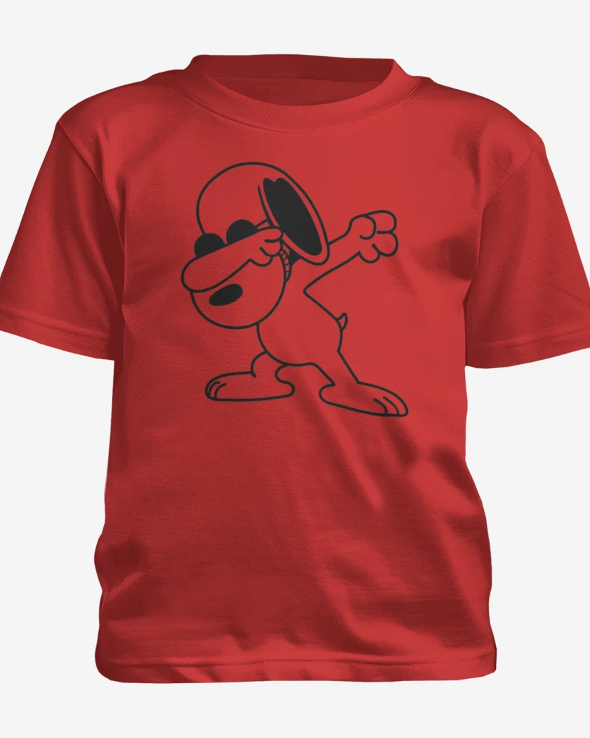 Polera de niño Rojo de Snoopy Style 