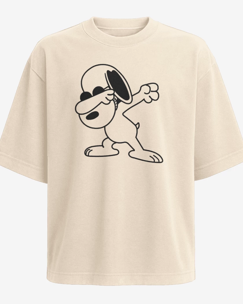 Polera Oversize Snoopy Style 