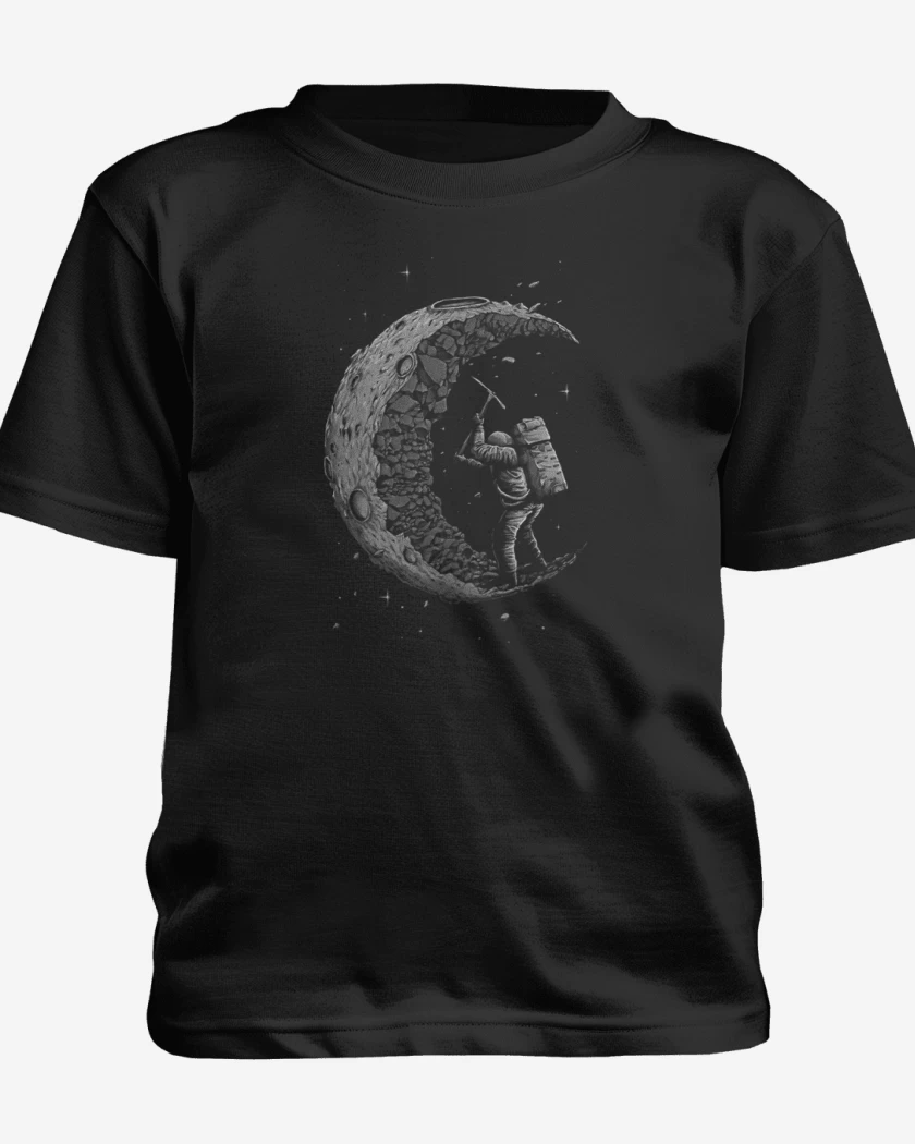 Polera de niño Negro de Astro Minero 