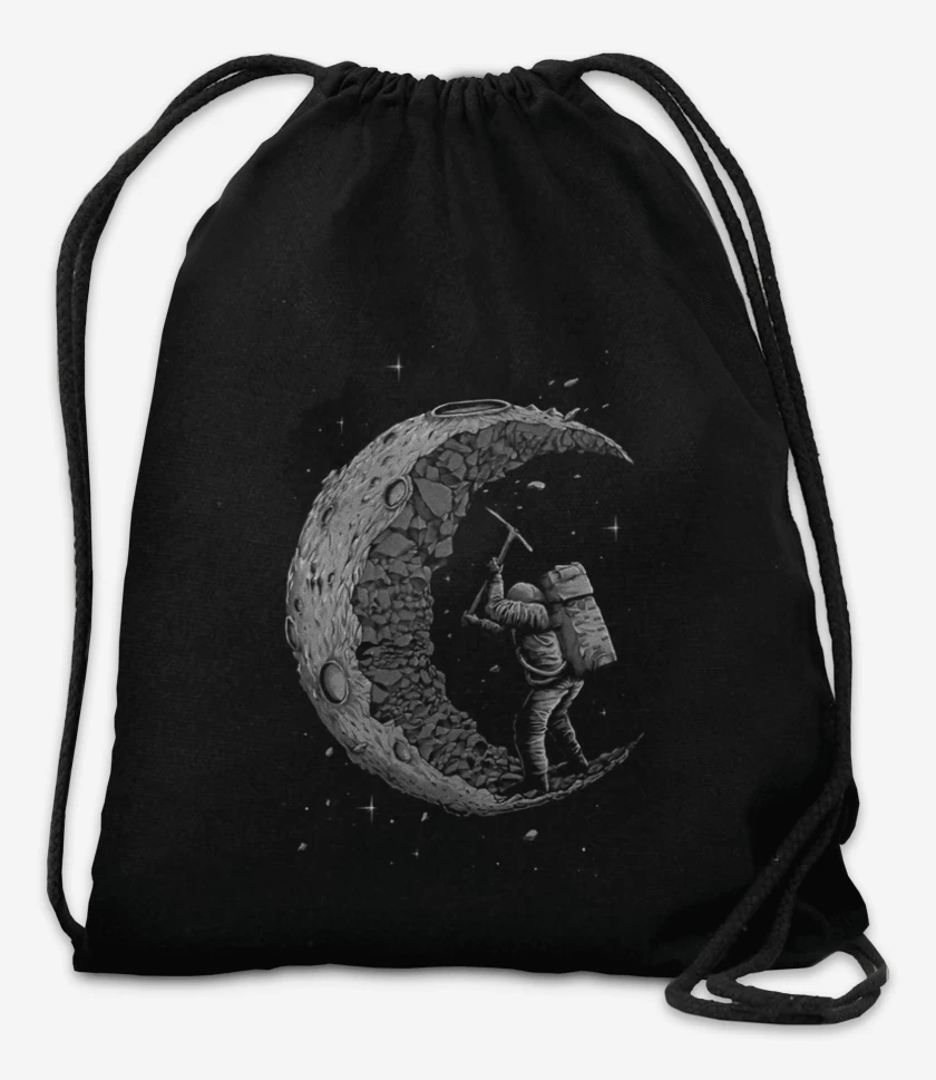 Mochila Negro de Astro Minero 