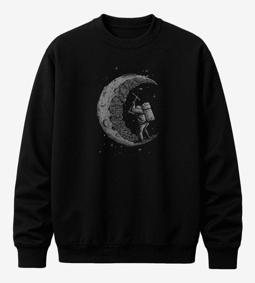 Poleron polo Negro de Astro Minero 
