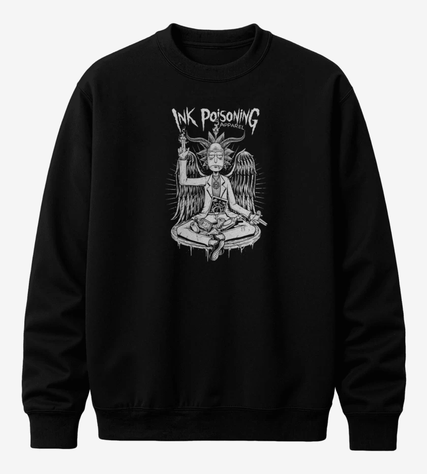 Poleron polo Negro de Ink Poisoning