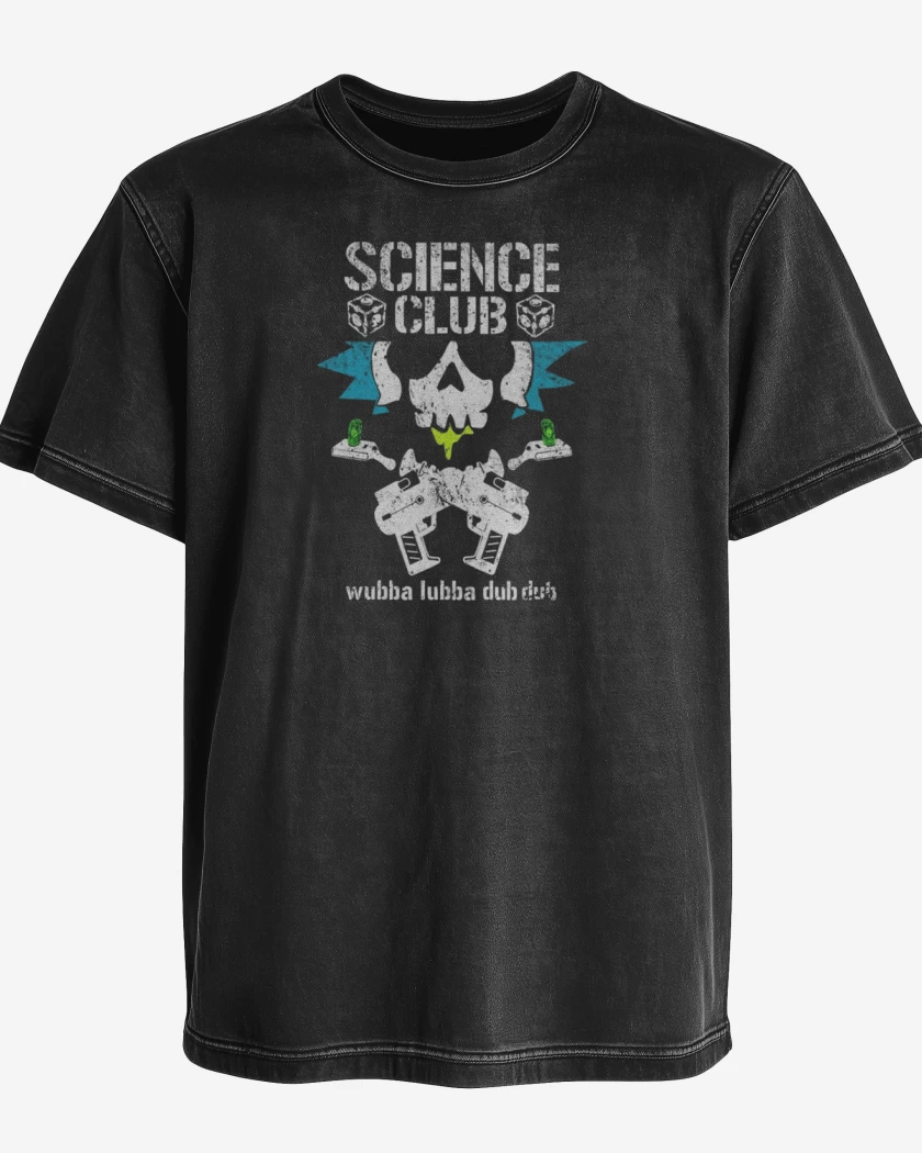 Polera desgastada SCIENCE CLUB 