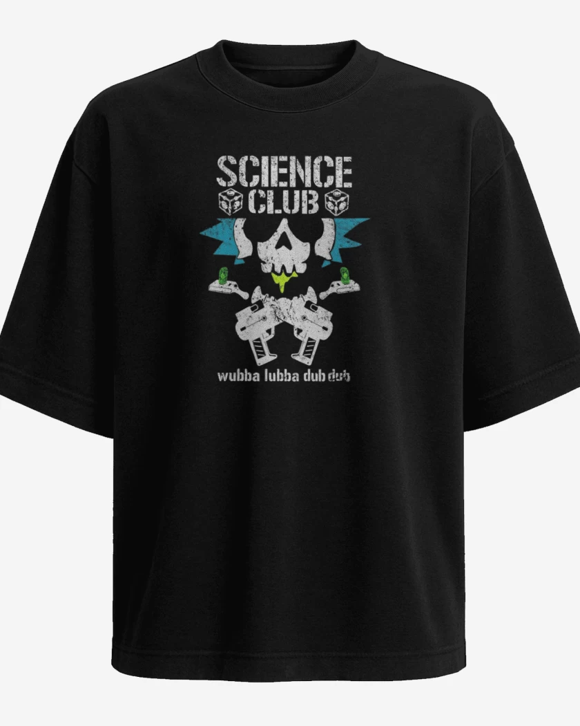 Polera Oversize Negro de SCIENCE CLUB 