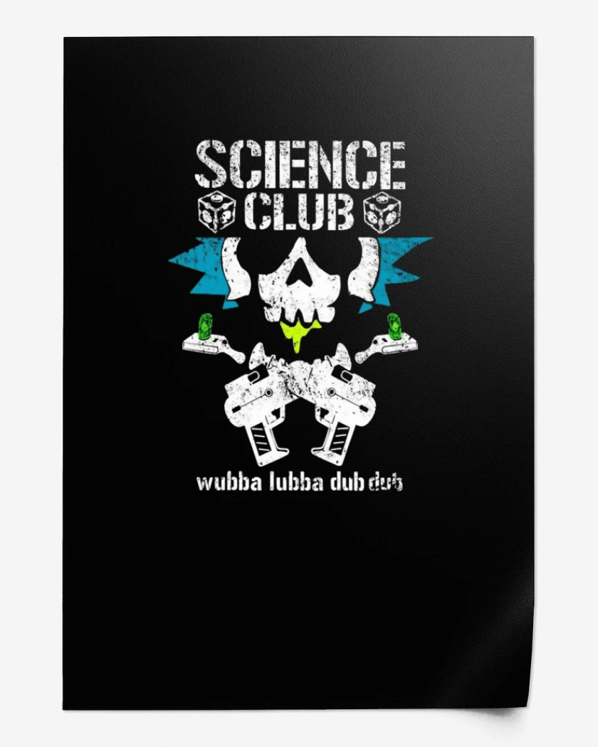 Print Negro de SCIENCE CLUB 