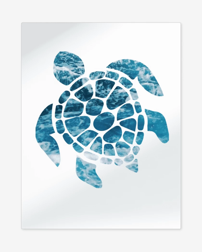 Print metalico Blanco de Tugamarina