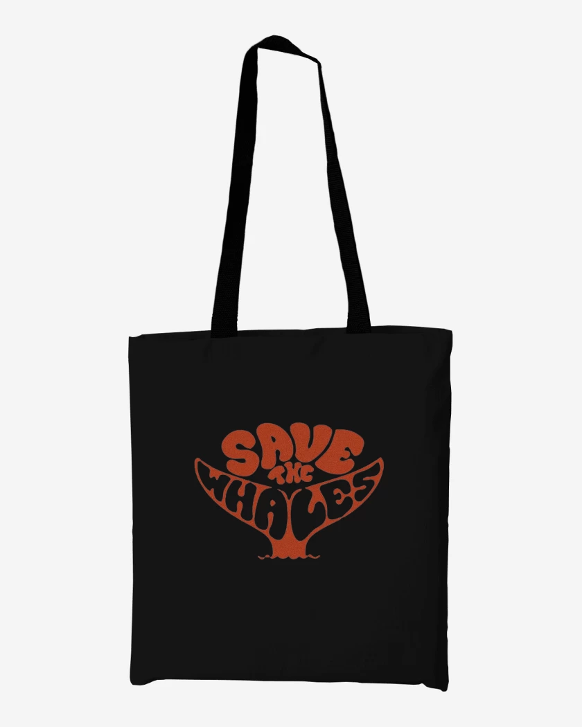 Totebag Save the whales 