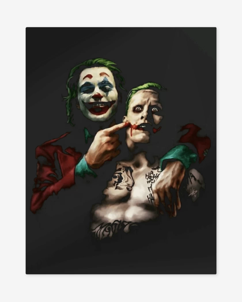 Print metalico Negro de Jokers 2 