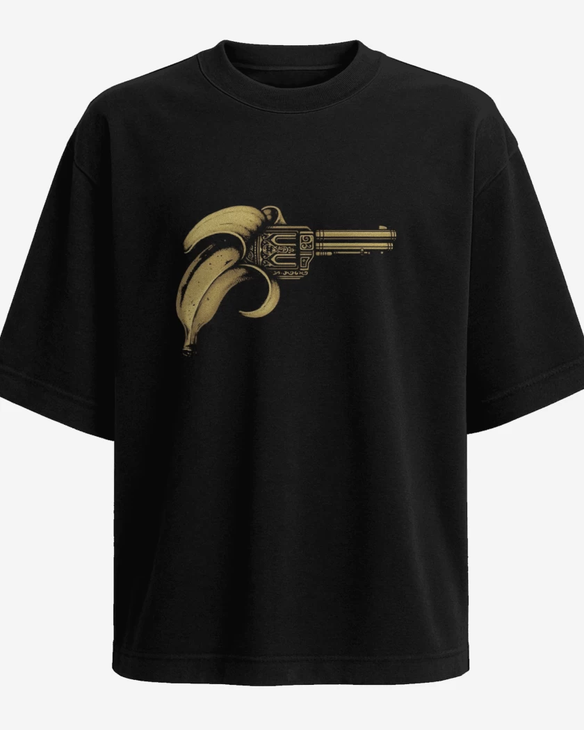 Polera Oversize Negro de Bang Banana 