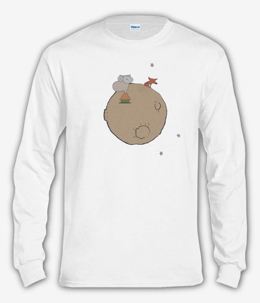 Polera manga larga Blanco de Why Does My Heart Feel So Bad