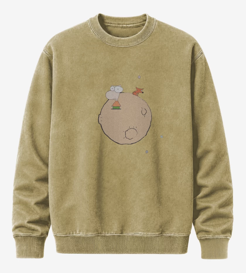 Poleron Polo Acid Wash Beige de Why Does My Heart Feel So Bad