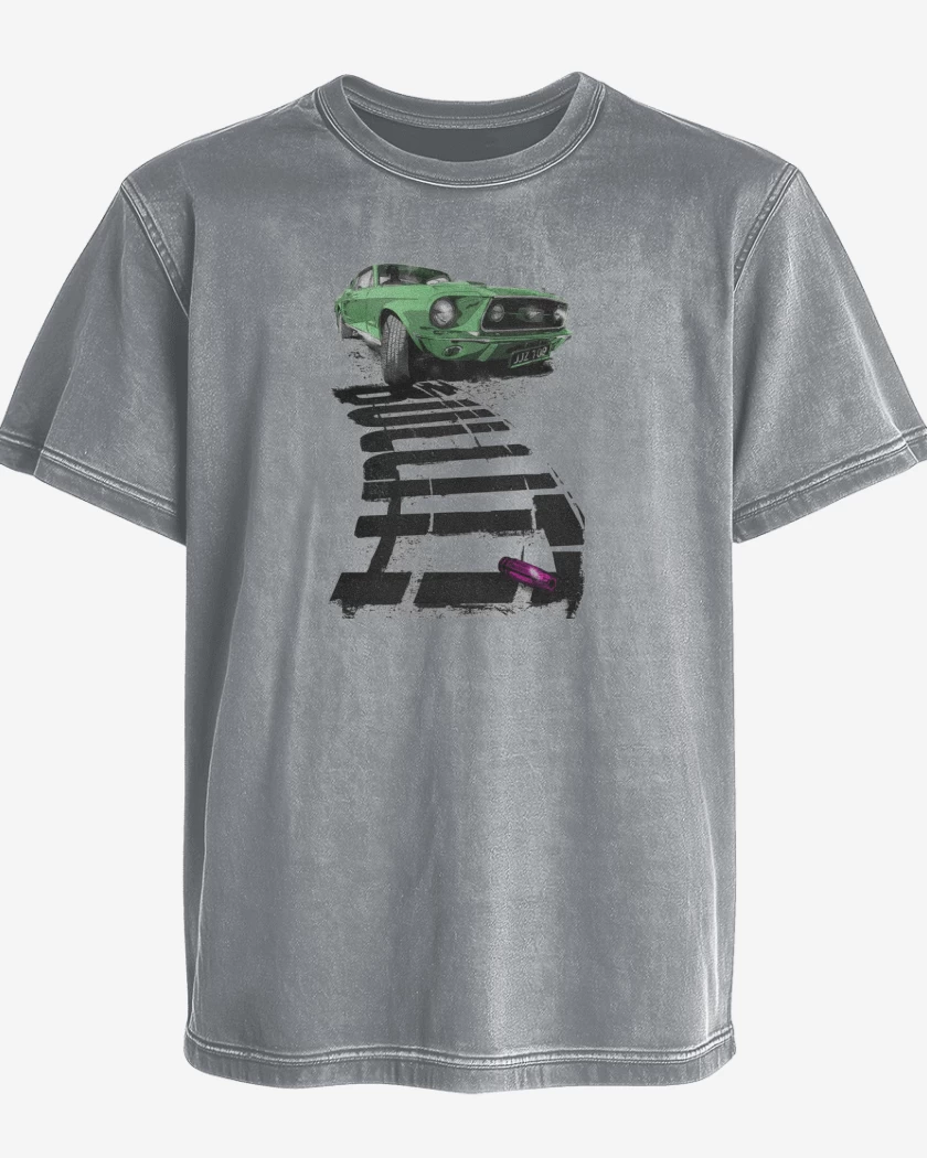 Polera desgastada Gris Melange de Bullit
