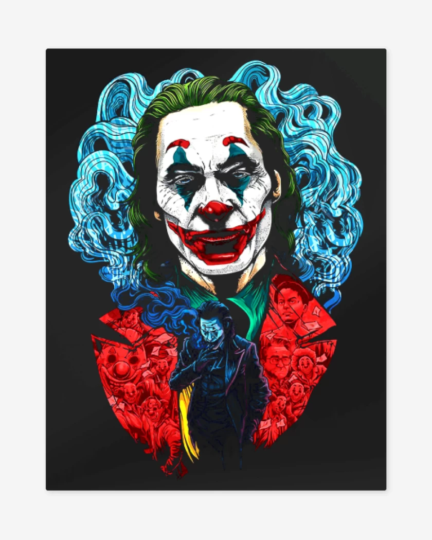 Print metalico Negro de Phoenix Joker
