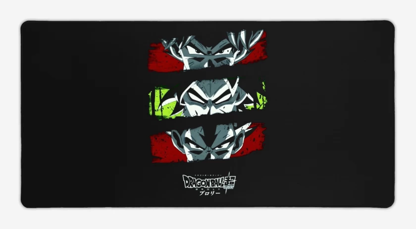 Mouse pad Gamer Negro de Dbs Broly