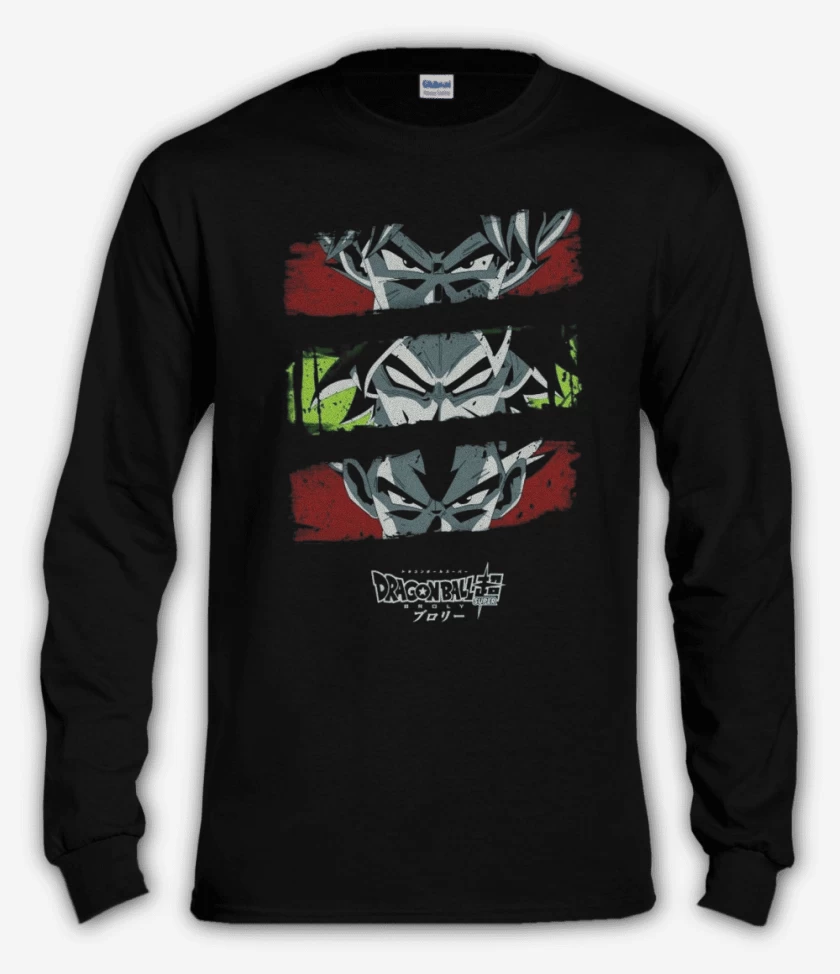 Polera manga larga Negro de Dbs Broly