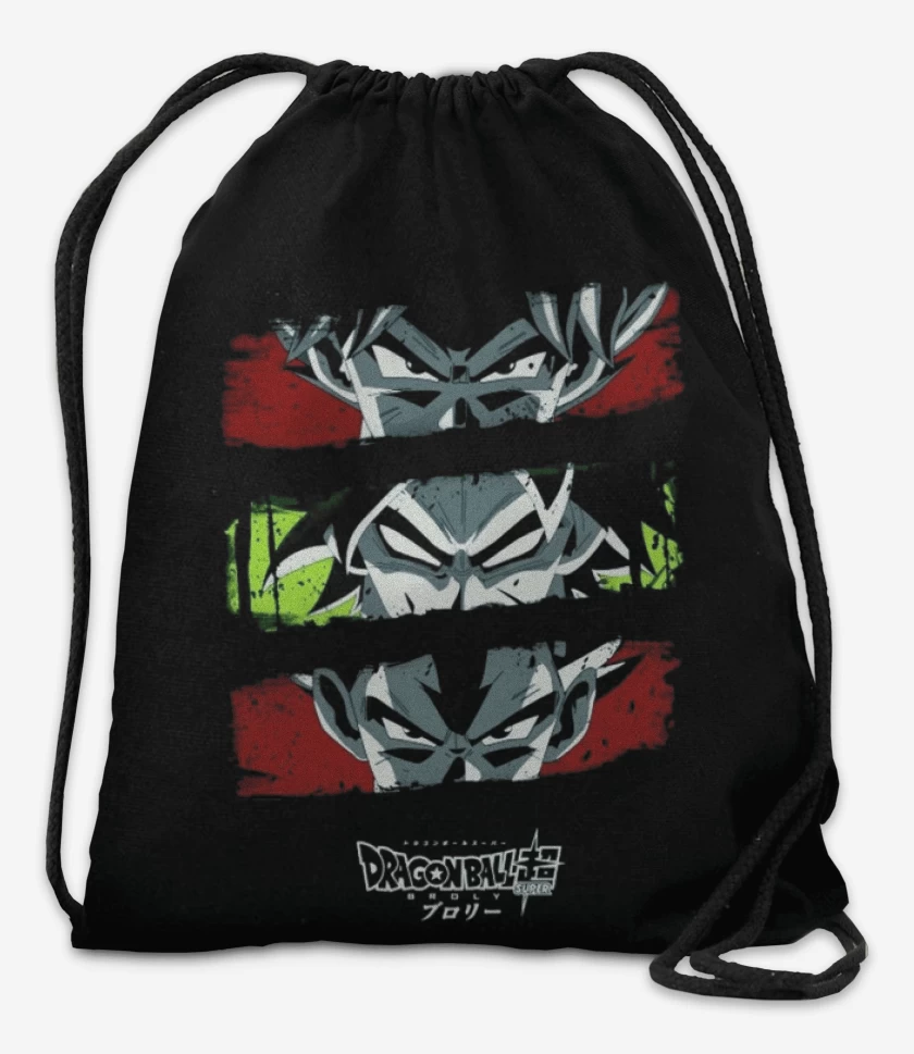 Mochila Negro de Dbs Broly