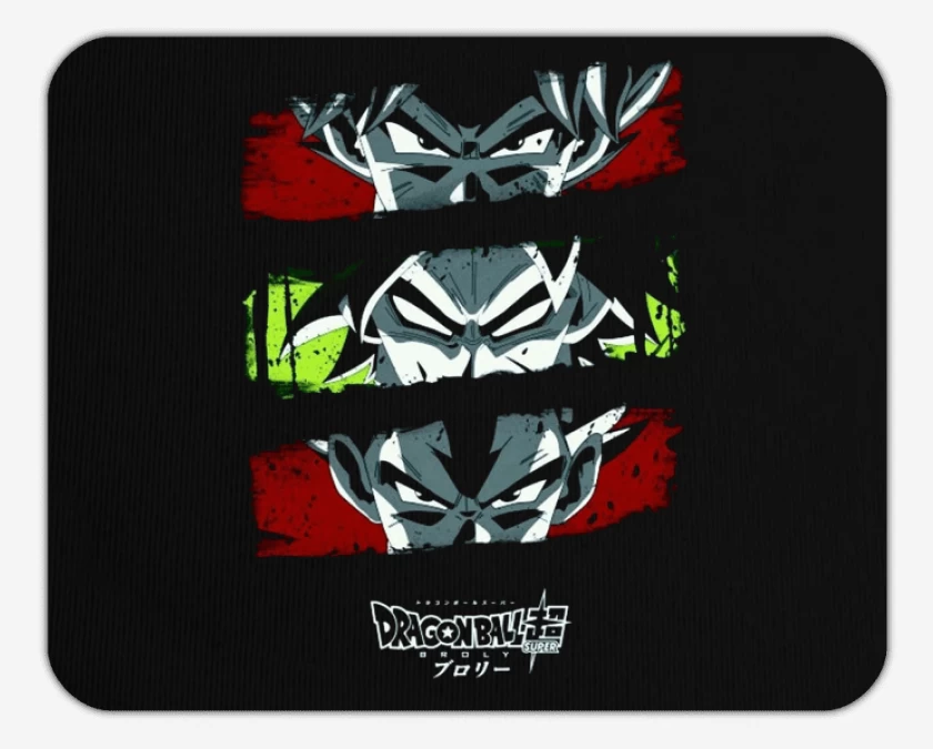 Mousepad Negro de Dbs Broly
