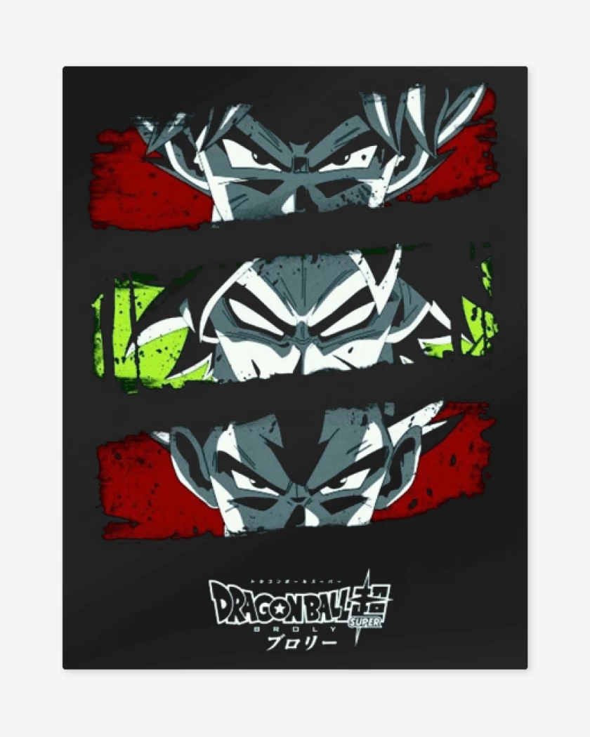 Print metalico Negro de Dbs Broly